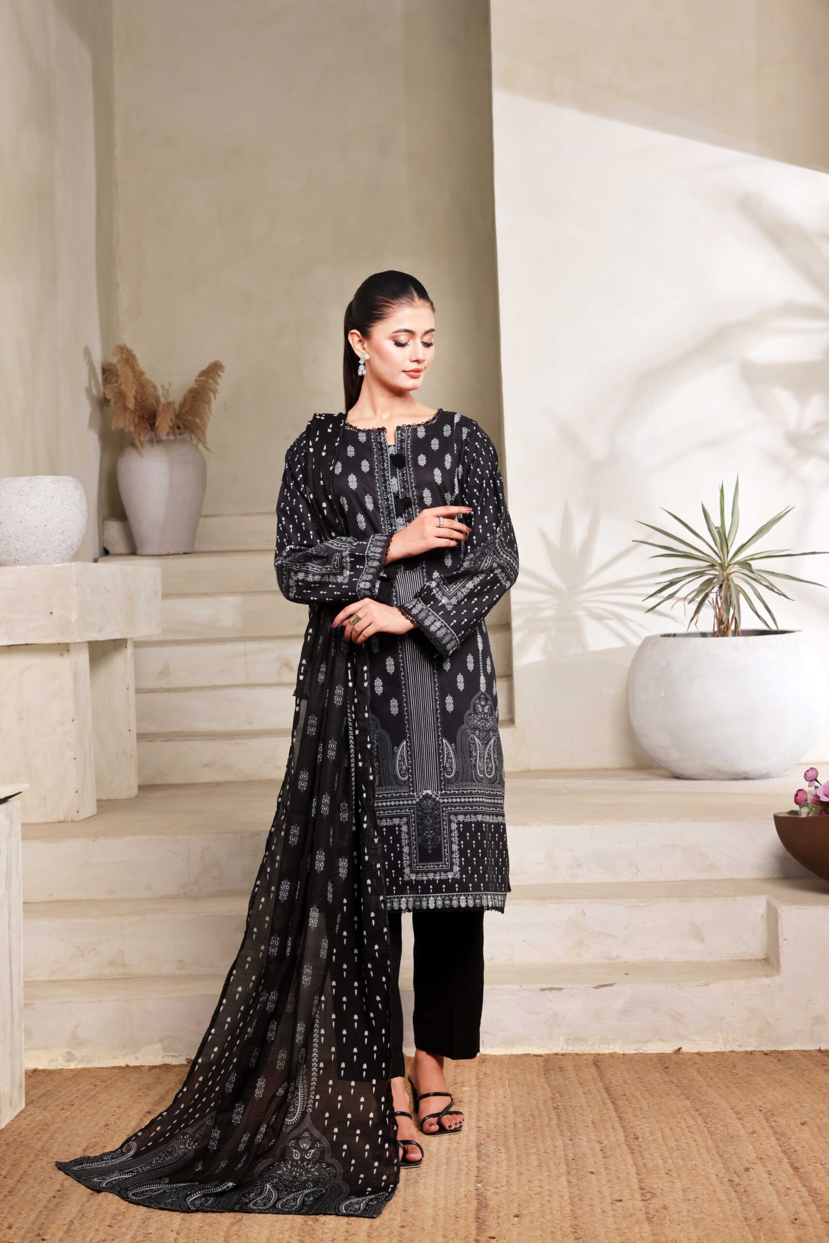 Black & White Lawn Collection Vol.1 – D01