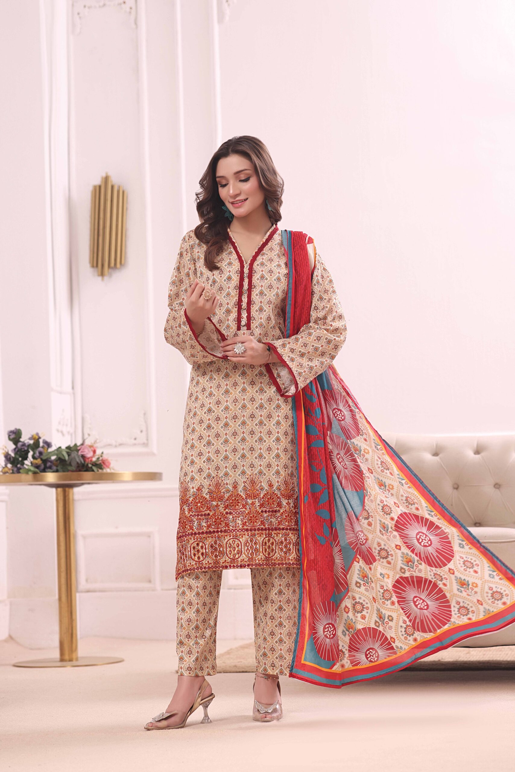 Festive Embroidered Collection – D05